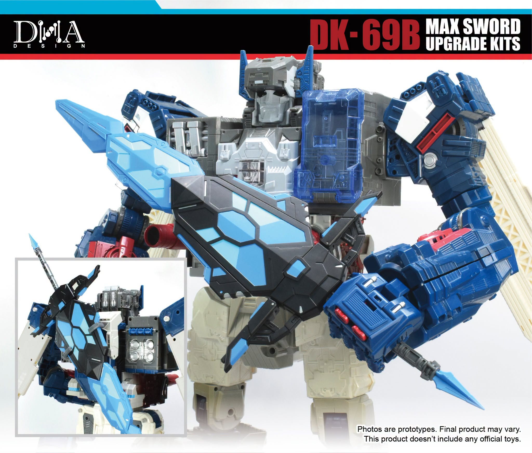 DNA Design DK-69B Max Sword Upgrade Kits